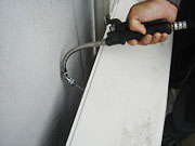 室外機の洗浄（平行作業）