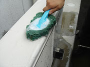 室外機の洗浄（平行作業）