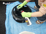 本体パネル・フィルター等の洗浄（平行作業）