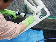 本体パネル・フィルター等の洗浄（平行作業）